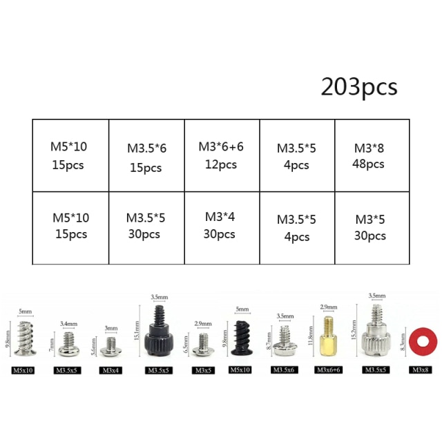 203PCS