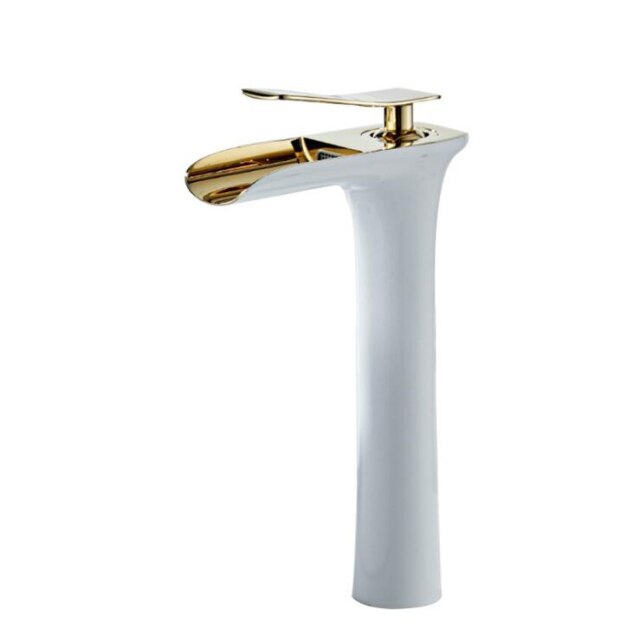 White with gold
