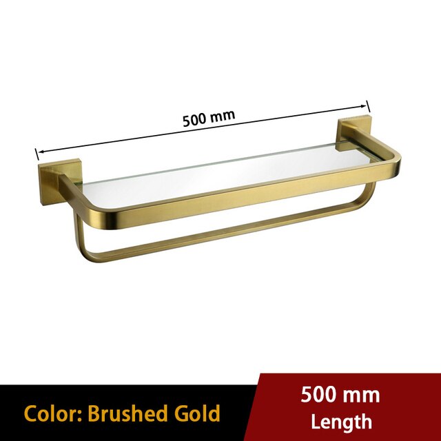 50cm brushed gold