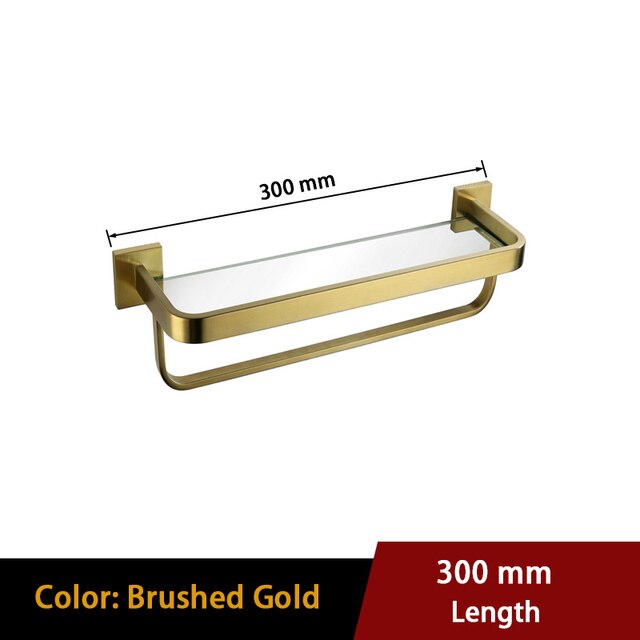 30cm brushed gold