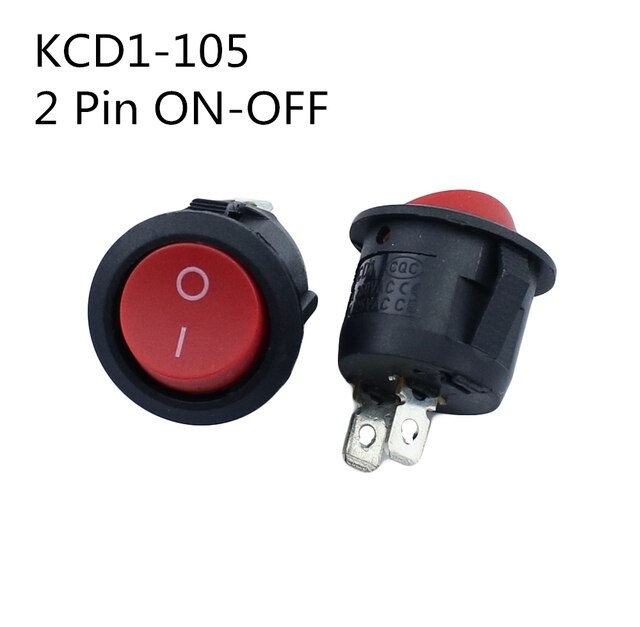 Red 2PIN ON-OFF
