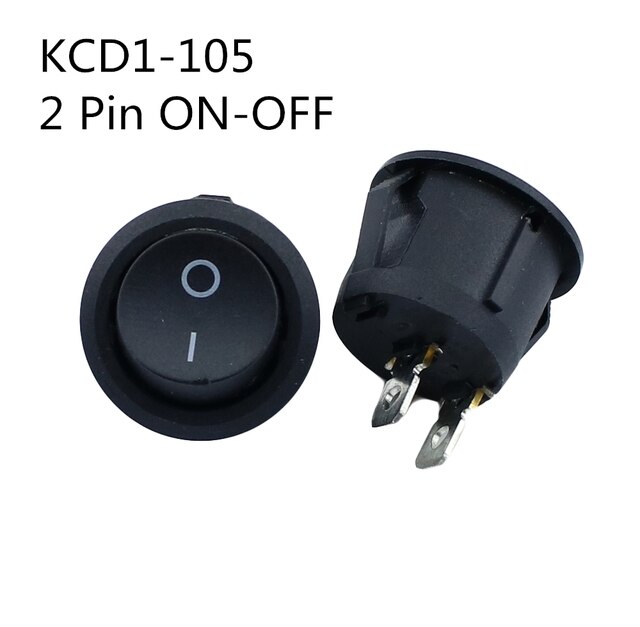 Black 2PIN ON-OFF