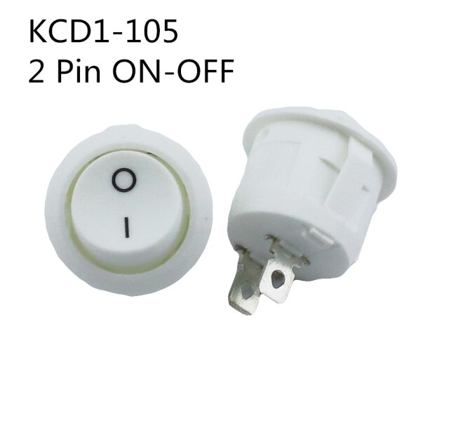 White 2PIN ON-OFF