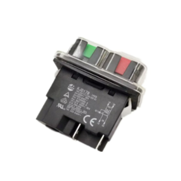 KEDU KJD17B/120V Waterproof Push Button Switch - 16A, 5-Pin, 1/2HP, Industrial