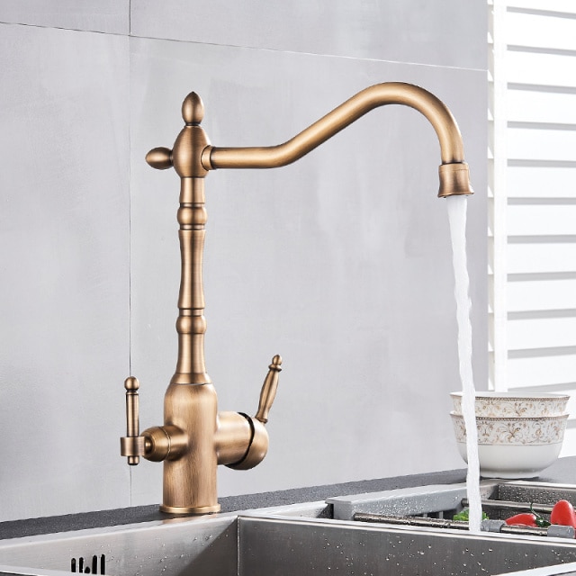 antique brass