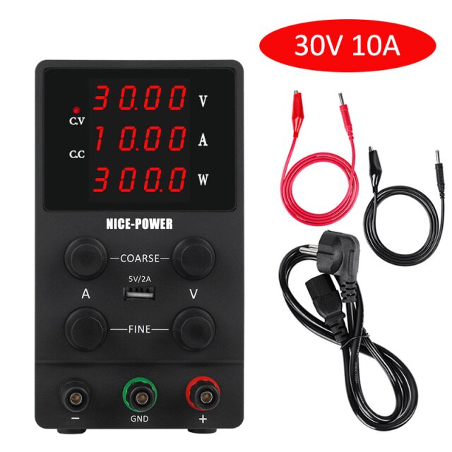 LED 4 Digits Black