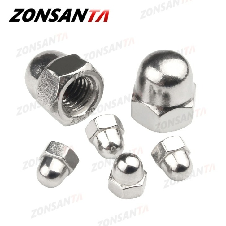M8 304 Stainless Steel Hex Domed Acorn Cap Nut - Nut And Fasteners