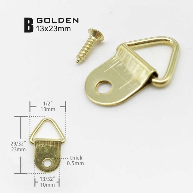 B golden 13x23mm