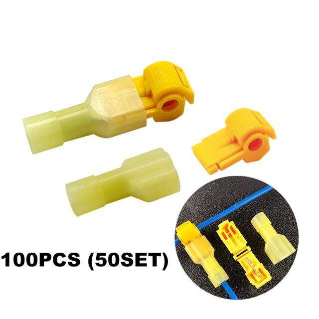 100pcs(50set)Yellow