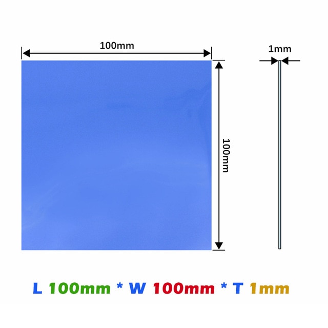 100x100x1mm A