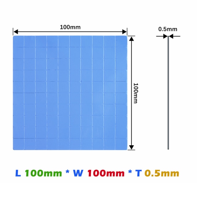 100x100x0.5mm B