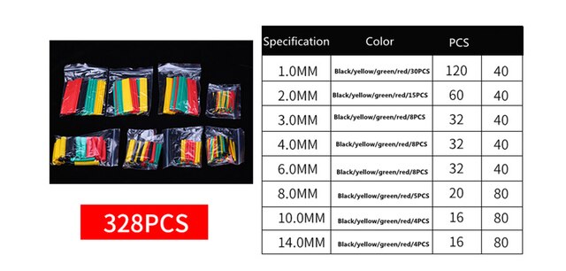 328PCS With box