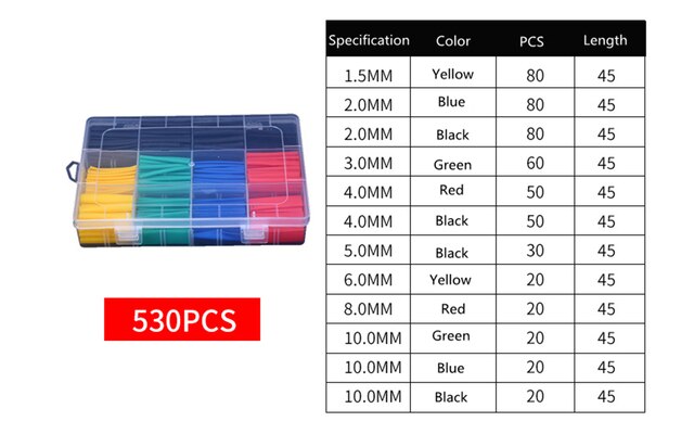 530PCS Without box