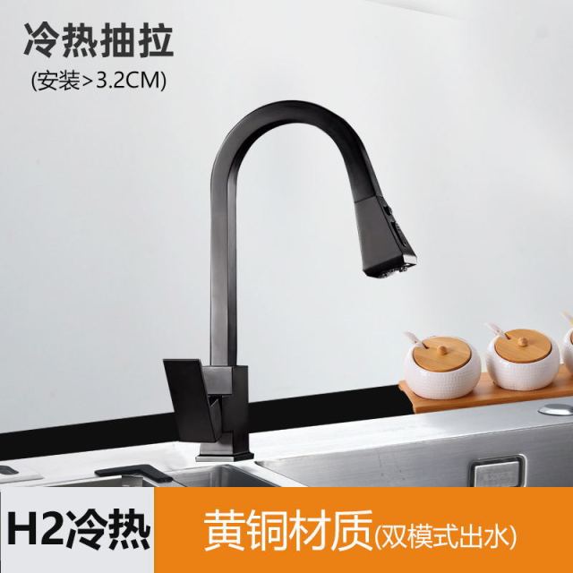 Brass Black Kitchen