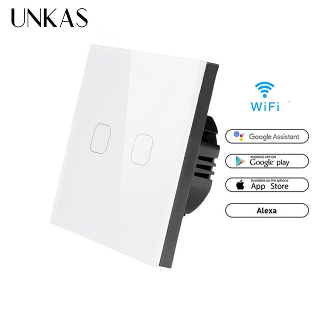 WIFI White 2 Gang