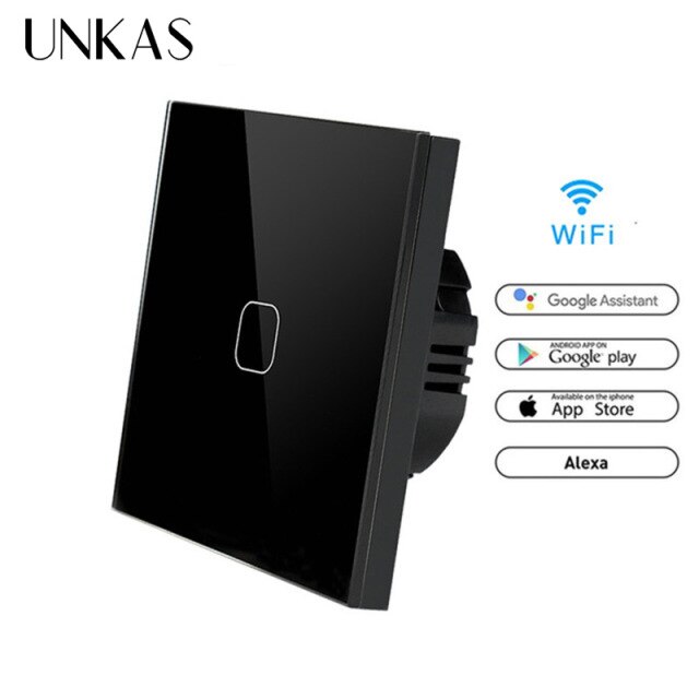 WIFI Black 1 Gang