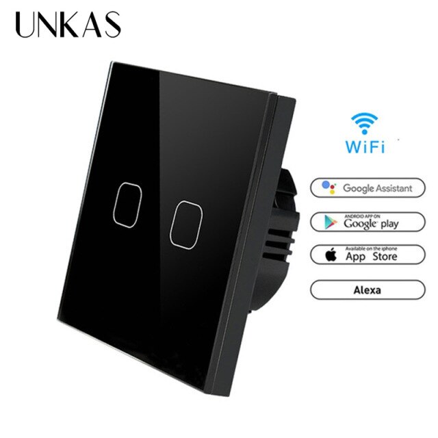 WIFI Black 2 Gang