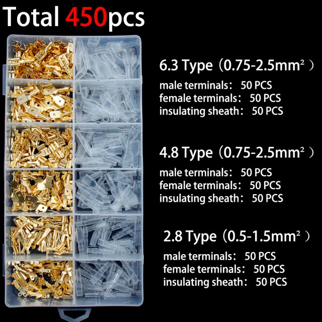 450PCS box golden J