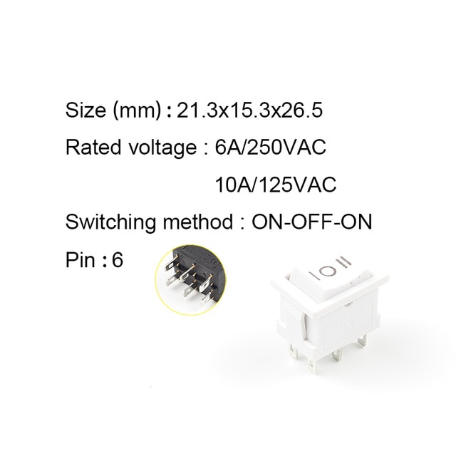 White ON-OFF-ON