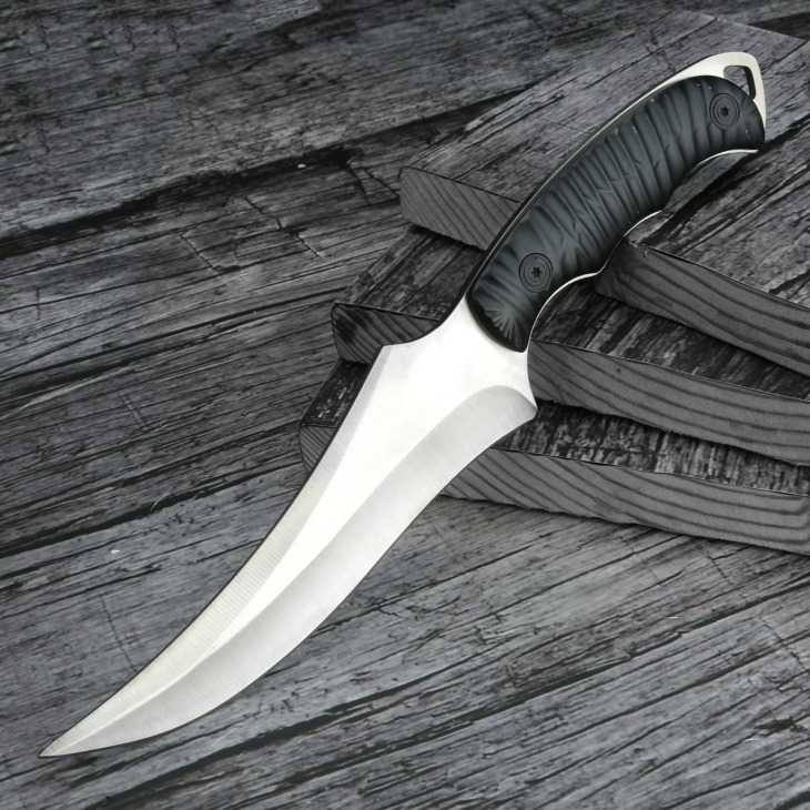 Teljes Tang Knife Jungle Adventure Cs Go Rögzített Penge Tactical Combat Outdoor Survival Knife Hunting Camping Kések