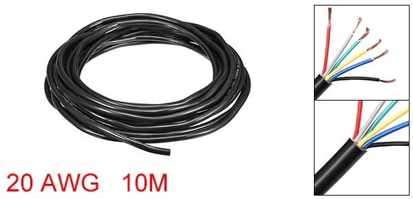 6 Core 20AWG 32.8ft