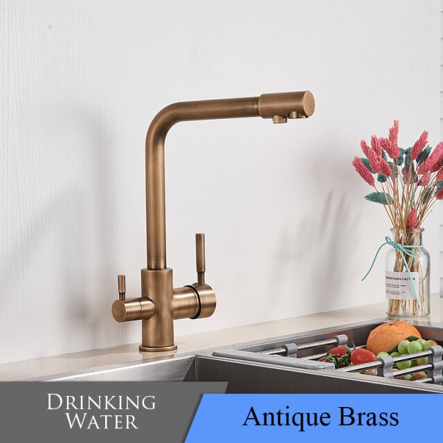 antique brass