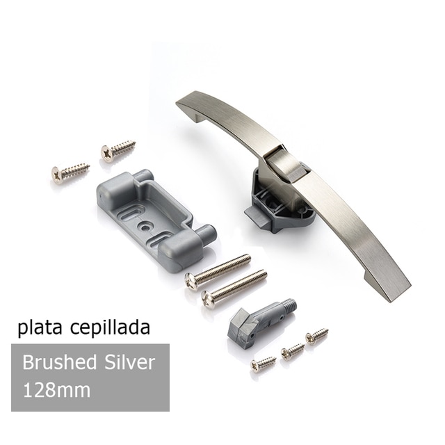 Brushed Silver 128mm