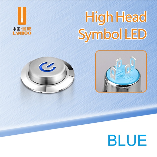Blue LED High Symbol