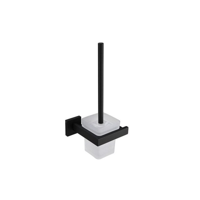 Black toilet brush