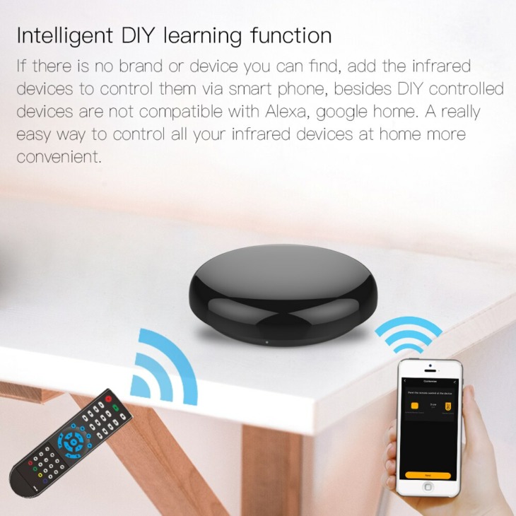 Smart Ir Távirányító Infravörös Universal Smart Life App Control Az Összes Vezérlő Tv Dvd Aud Alexa Google Otthonával Működik