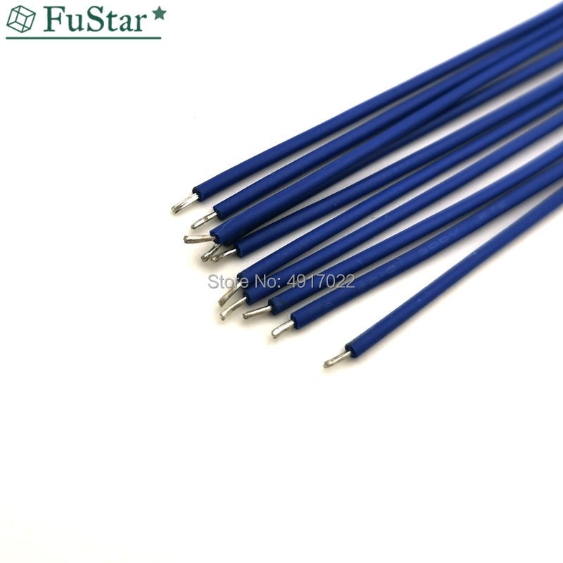 100Pcs/lot Tin-Plated Breadboard Jumper Wire 24AWG PCB Solder