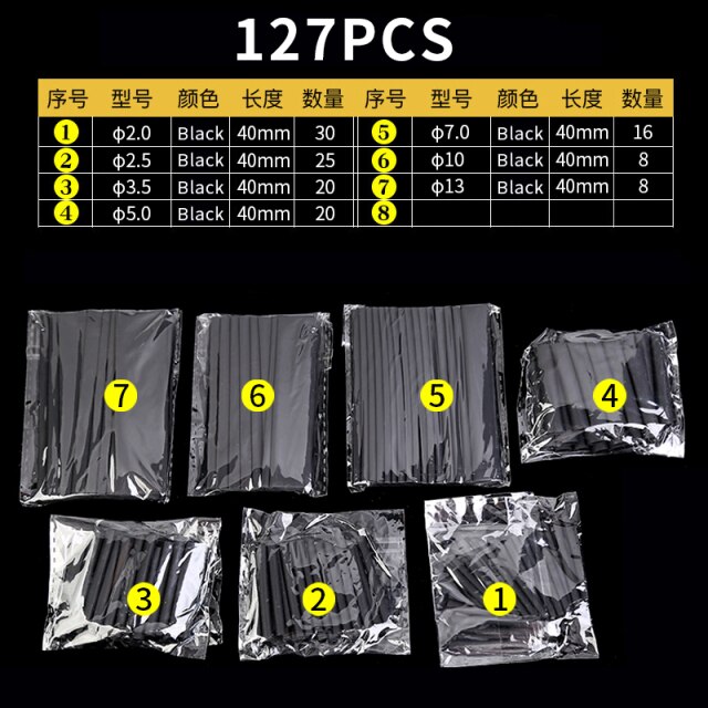 127 Pcs