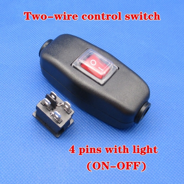4 pins with light