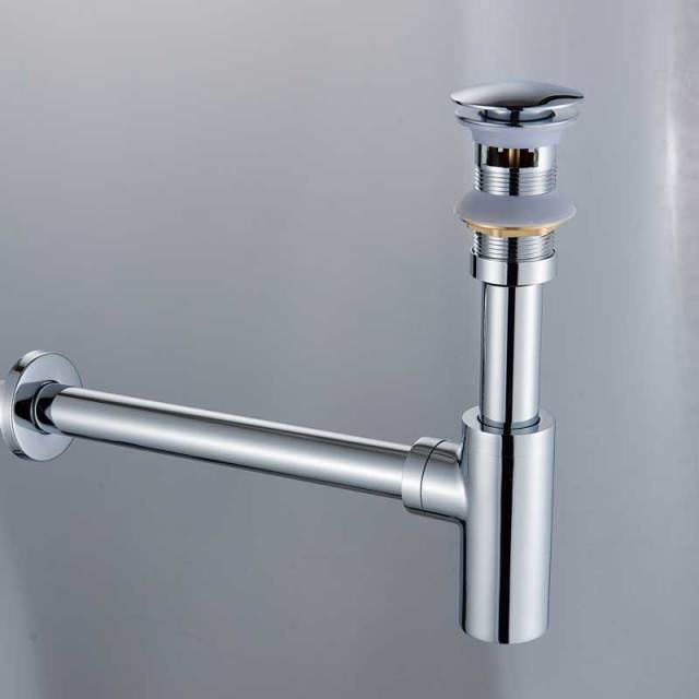 Chrome Siphon Drain