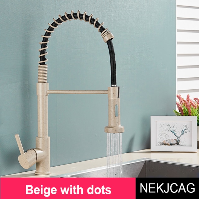 Beige with dots