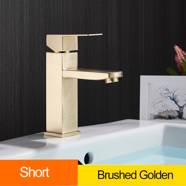 Short Brushed Gold