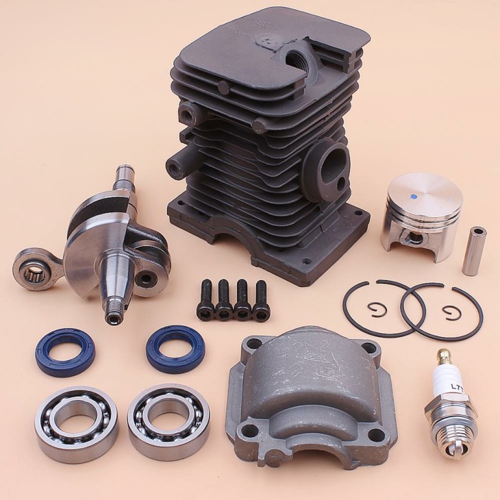 Főtengely 37Mm-Es Henger Dugattyú Motortartó Alaptartó Készlet Stihl Ms170 017 Ms 170 Forgattyús - Foto 12