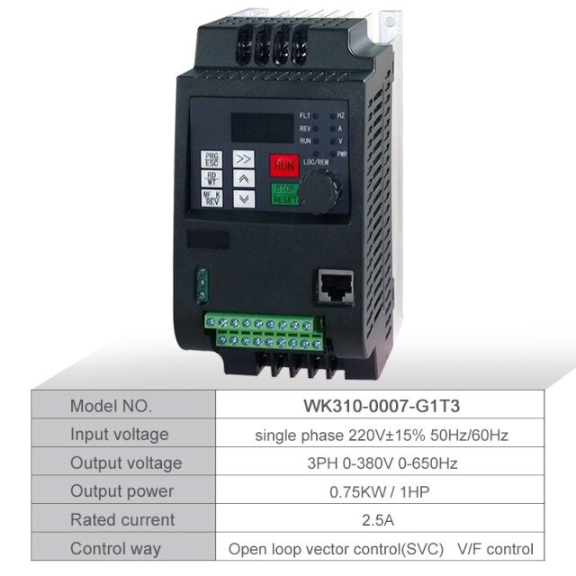 220V to 380V 0.75KW