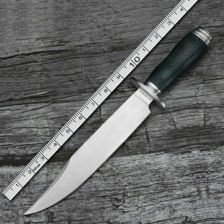 Multifunkcionális Outdoor Rögzített Penge Hunting Knife Önvédelem Tactics Camping Survival Knife Egyenes Kés Köpeny