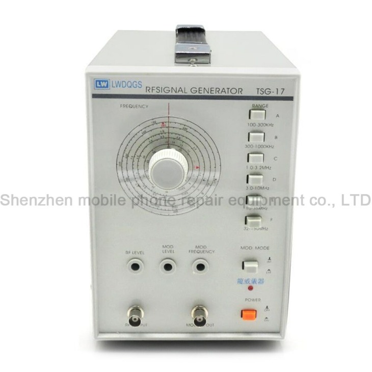 thumbnail image 2 of TSG-17 High Frequency RF/AM Radio Signal Generator – 100kHz-150MHz, 110V 2 of 4