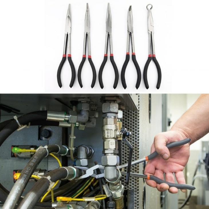 Long Reach Nose Pliers - The Mark Of Professional Tools - View #10