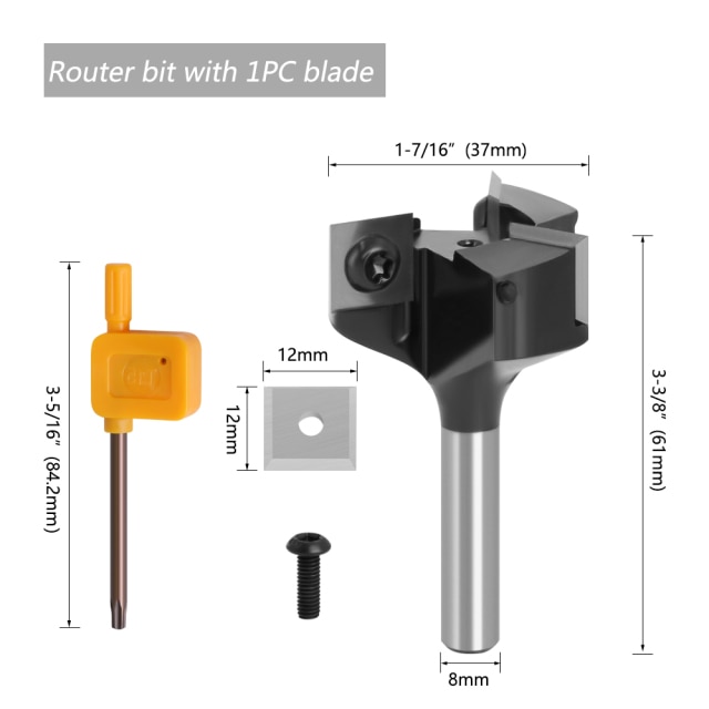 bit with 1pc blade