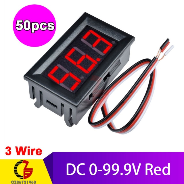 DC 0-99.9V Red