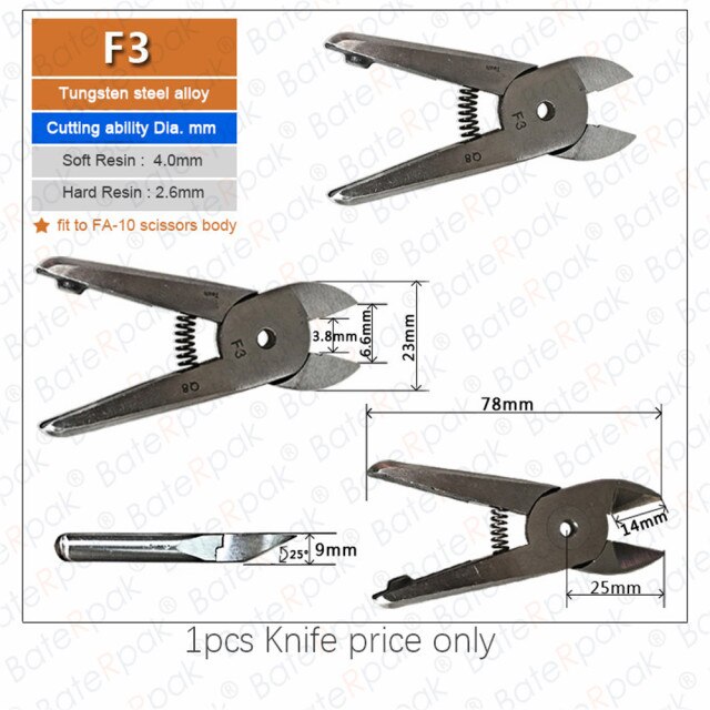 F3 Knife 1pcs