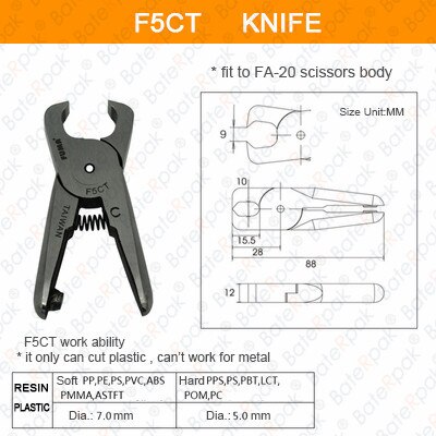 F5CT Knife 1pcs