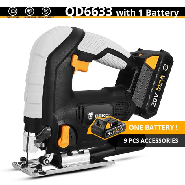 With battery