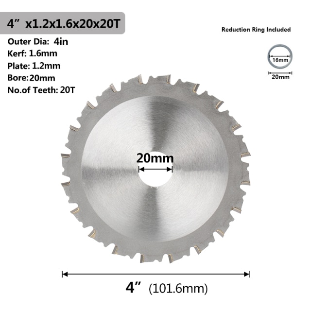 4inch 20T
