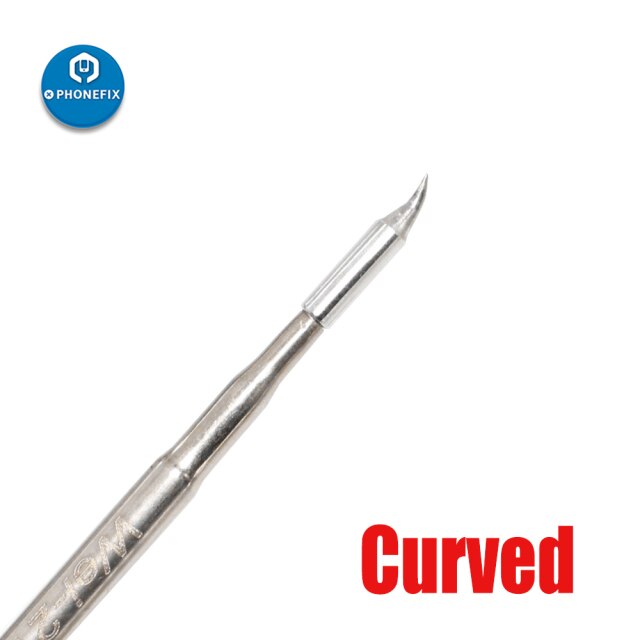 Curved tip