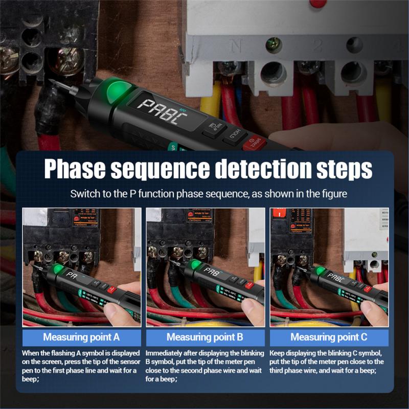 Aneng A3008 Digitális Multiméter Pen Type Meter Auto Intelligens ...