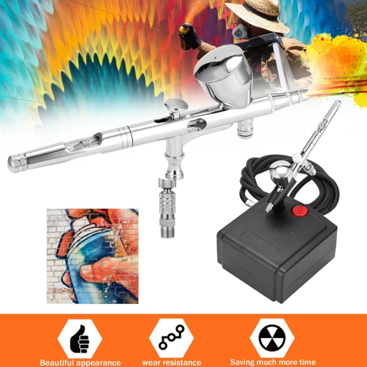 Kkmoon Portable Permetez Pump S Airbrush Kompresszor Smink Art Fest Szet Craft Modell Vir G